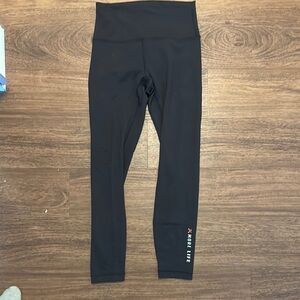 Lululemon black Orangtheory OTF MORE LIFE Leggings